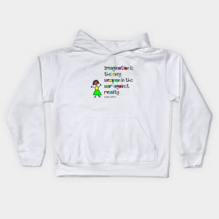 Imagination is Kids Hoodie